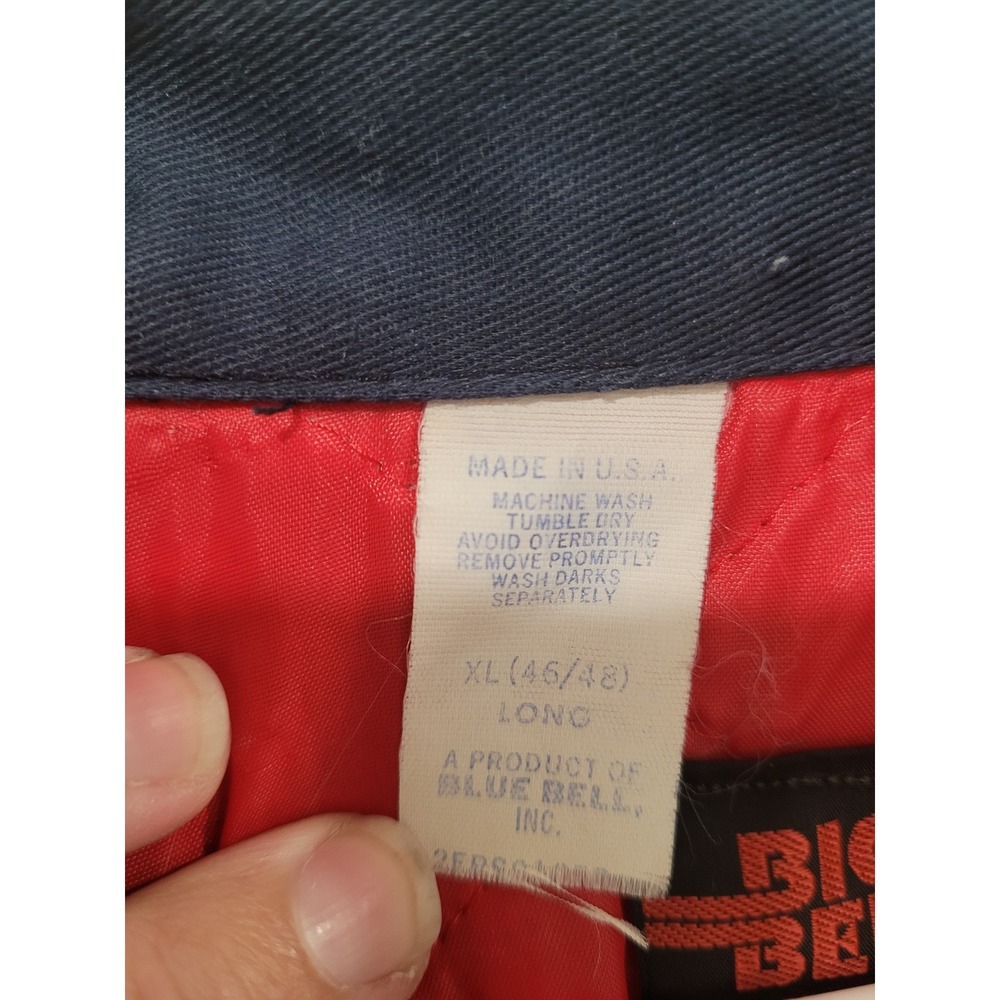 Vintage BIG BEN Blue‎ Coverall Workwear Insulated Quilted Lined Men's 46/48 #18 - Picture 11 of 12